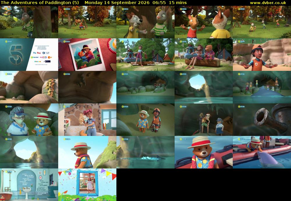 The Adventures of Paddington (5) Monday 14 September 2026 06:55 - 07:10