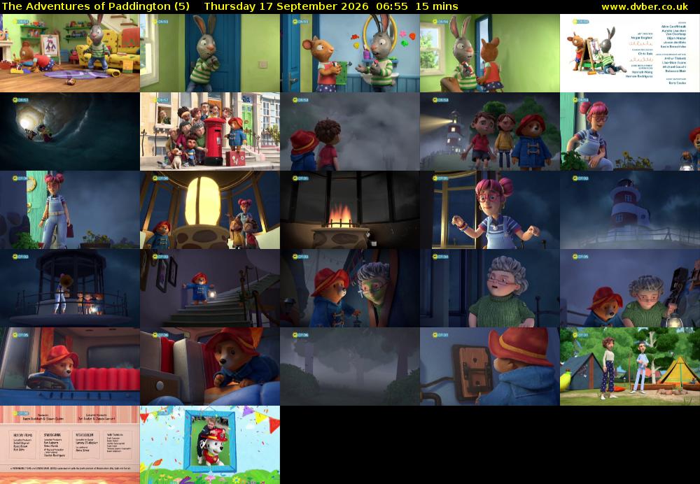 The Adventures of Paddington (5) Thursday 17 September 2026 06:55 - 07:10