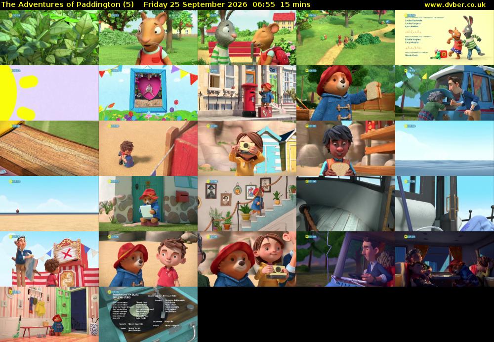 The Adventures of Paddington (5) Friday 25 September 2026 06:55 - 07:10