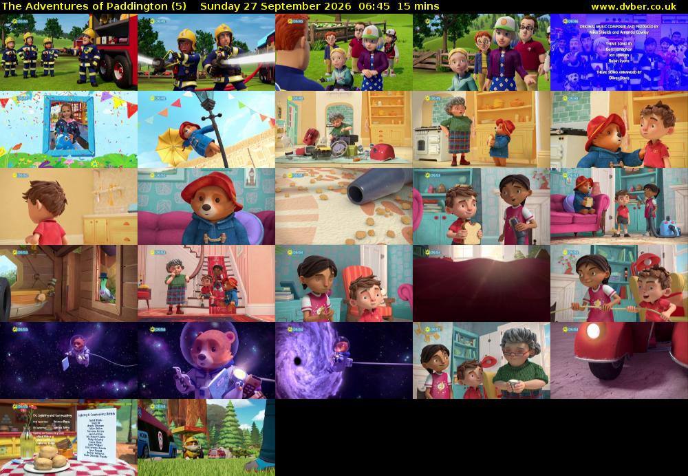The Adventures of Paddington (5) Sunday 27 September 2026 06:45 - 07:00