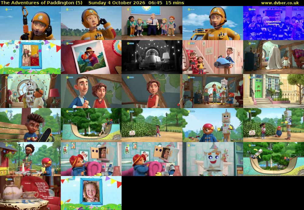 The Adventures of Paddington (5) Sunday 4 October 2026 06:45 - 07:00