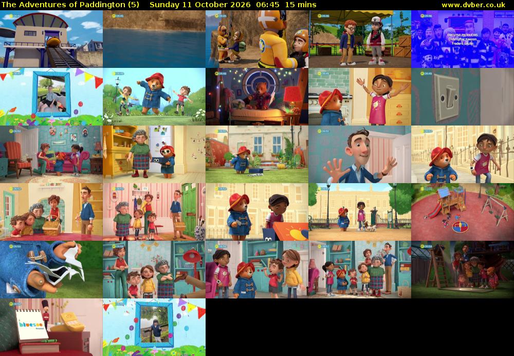 The Adventures of Paddington (5) Sunday 11 October 2026 06:45 - 07:00