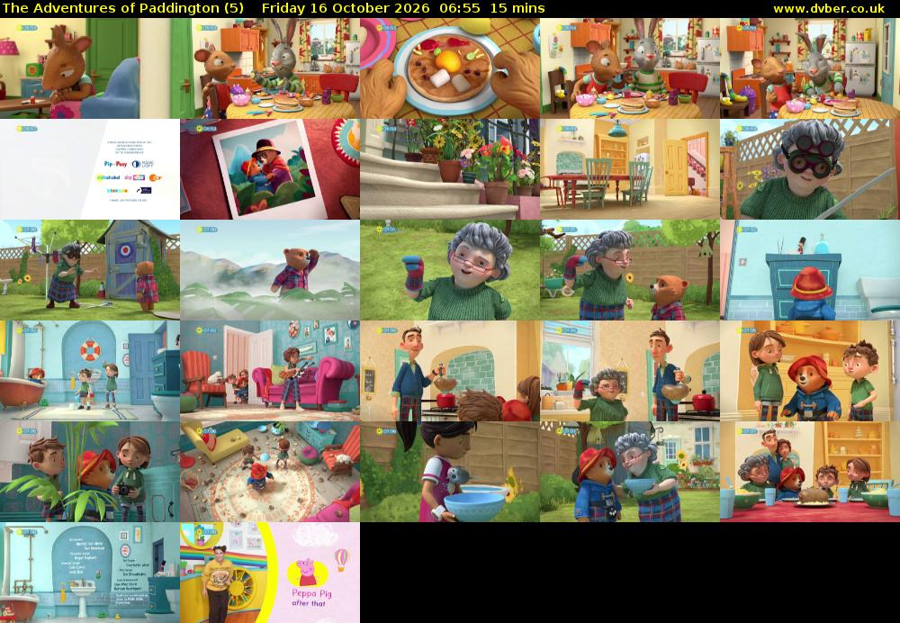 The Adventures of Paddington (5) Friday 16 October 2026 06:55 - 07:10