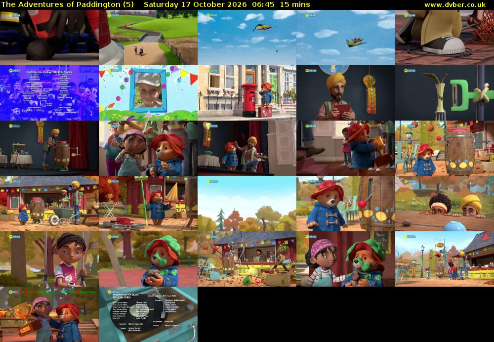 The Adventures of Paddington (5) Saturday 17 October 2026 06:45 - 07:00