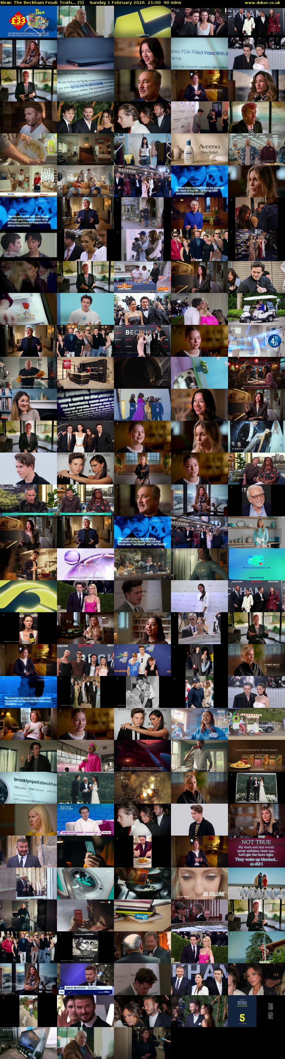 The Beckham Feud: Truth... (5) Sunday 1 February 2026 21:00 - 22:30