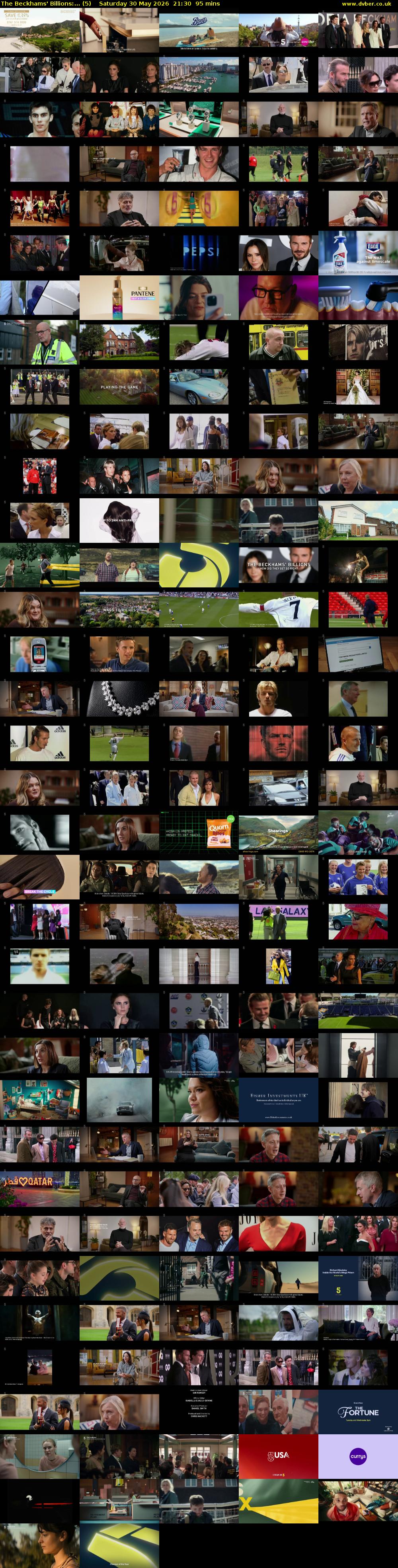 The Beckhams' Billions:... (5) Saturday 30 May 2026 21:30 - 23:05