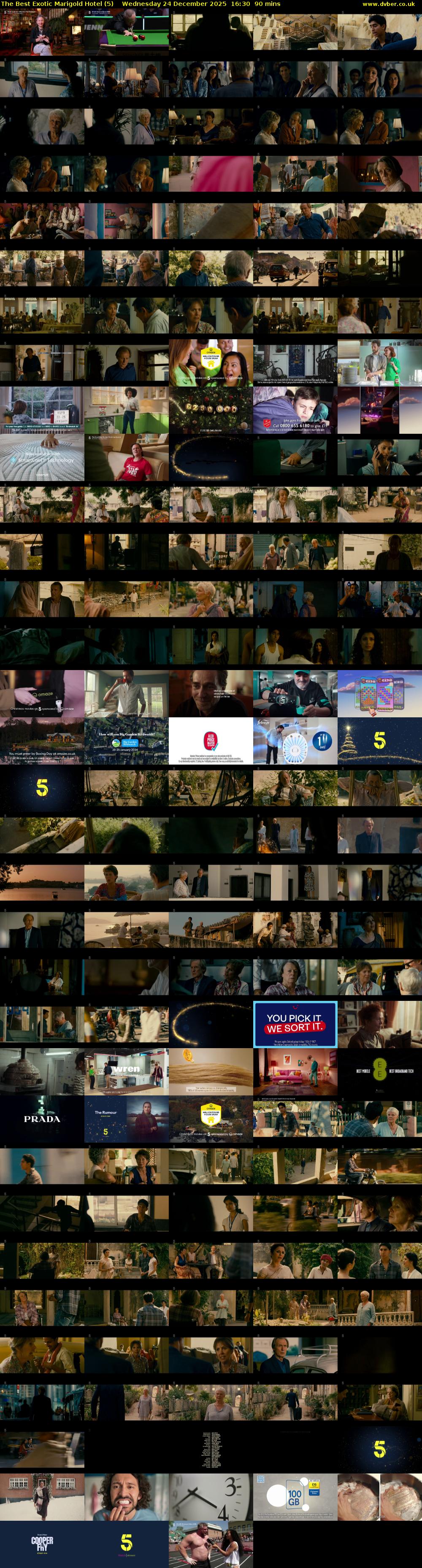 The Best Exotic Marigold Hotel (5) Wednesday 24 December 2025 16:30 - 18:00