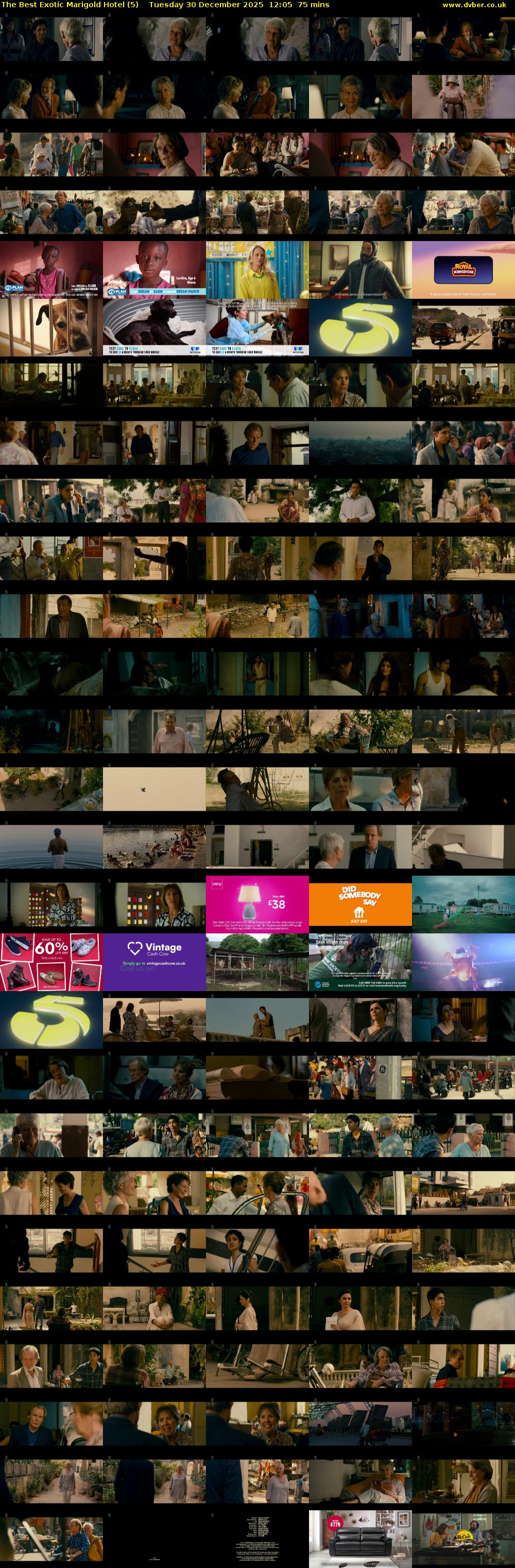 The Best Exotic Marigold Hotel (5) Tuesday 30 December 2025 12:05 - 13:20