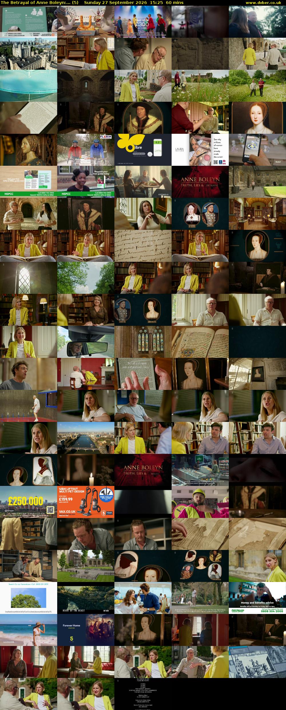 The Betrayal of Anne Boleyn:... (5) Sunday 27 September 2026 15:25 - 16:25
