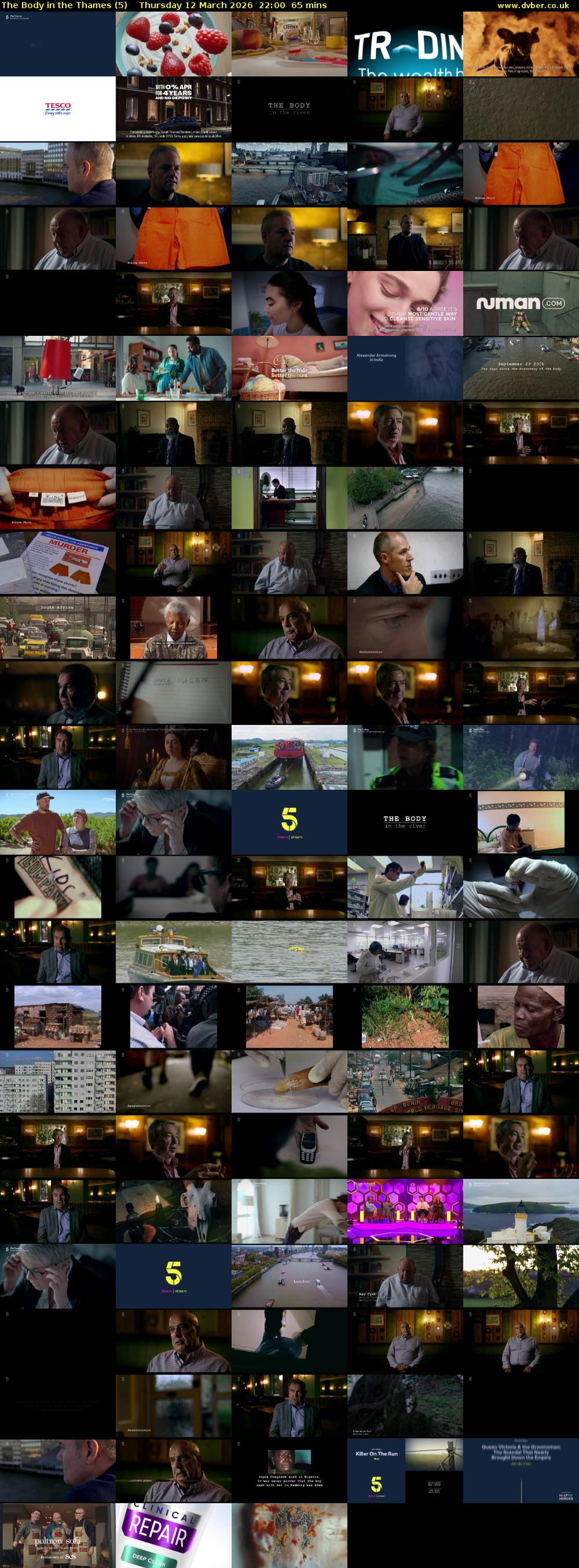 The Body in the Thames (5) Thursday 12 March 2026 22:00 - 23:05