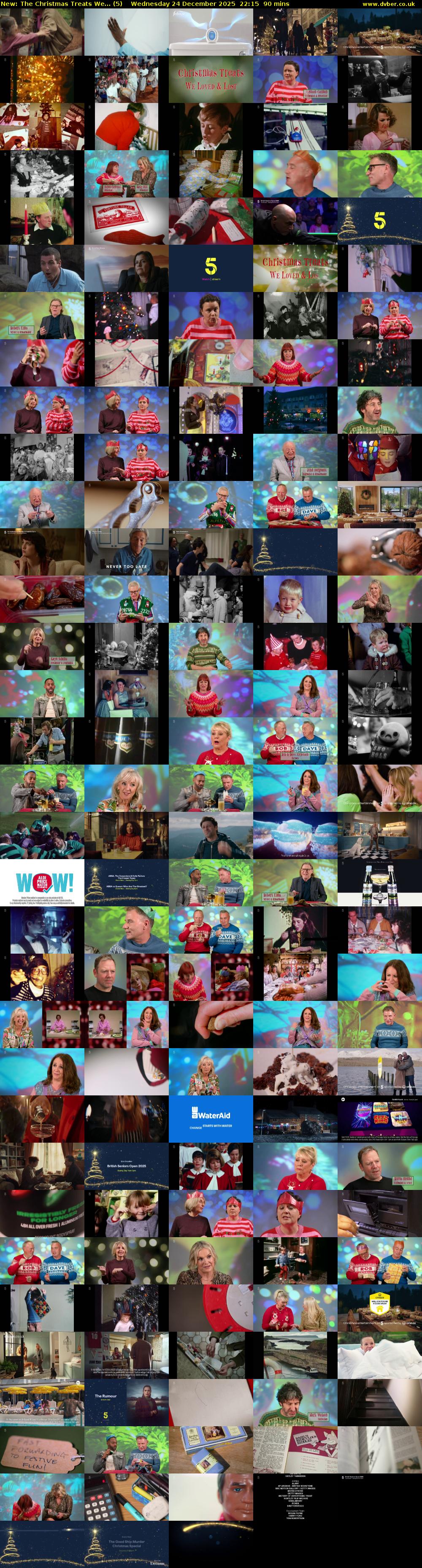 The Christmas Treats We... (5) Wednesday 24 December 2025 22:15 - 23:45