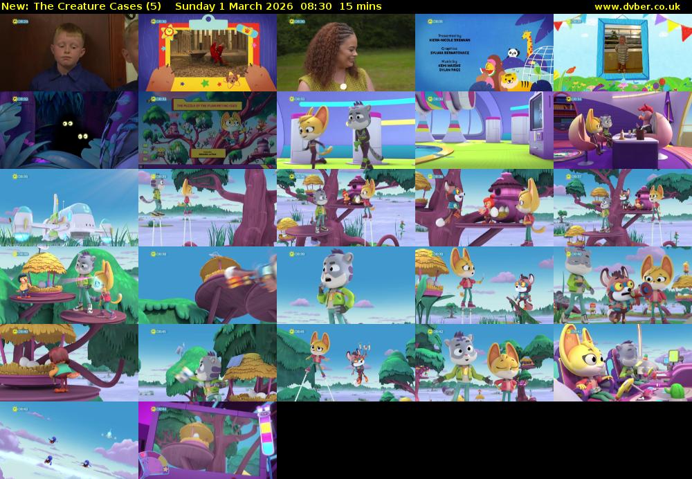 The Creature Cases (5) Sunday 1 March 2026 08:30 - 08:45