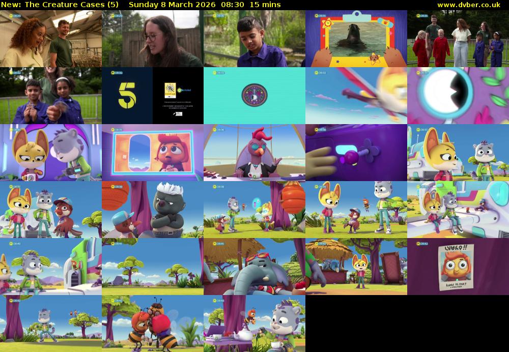 The Creature Cases (5) Sunday 8 March 2026 08:30 - 08:45