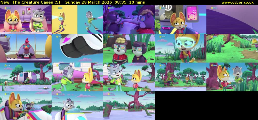 The Creature Cases (5) Sunday 29 March 2026 08:35 - 08:45