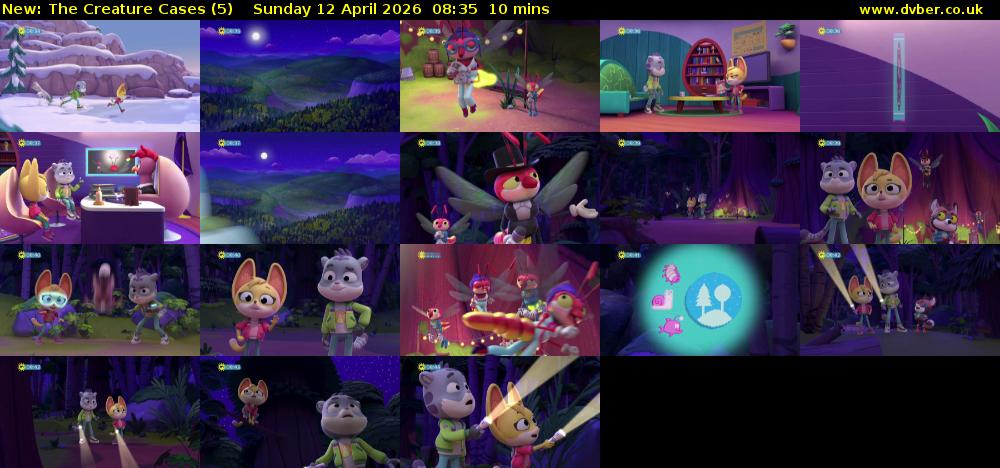 The Creature Cases (5) Sunday 12 April 2026 08:35 - 08:45