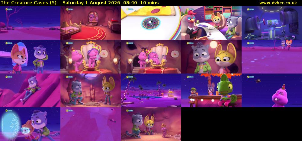 The Creature Cases (5) Saturday 1 August 2026 08:40 - 08:50