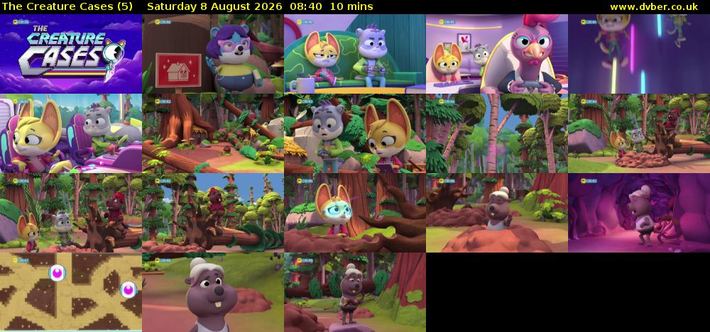 The Creature Cases (5) Saturday 8 August 2026 08:40 - 08:50