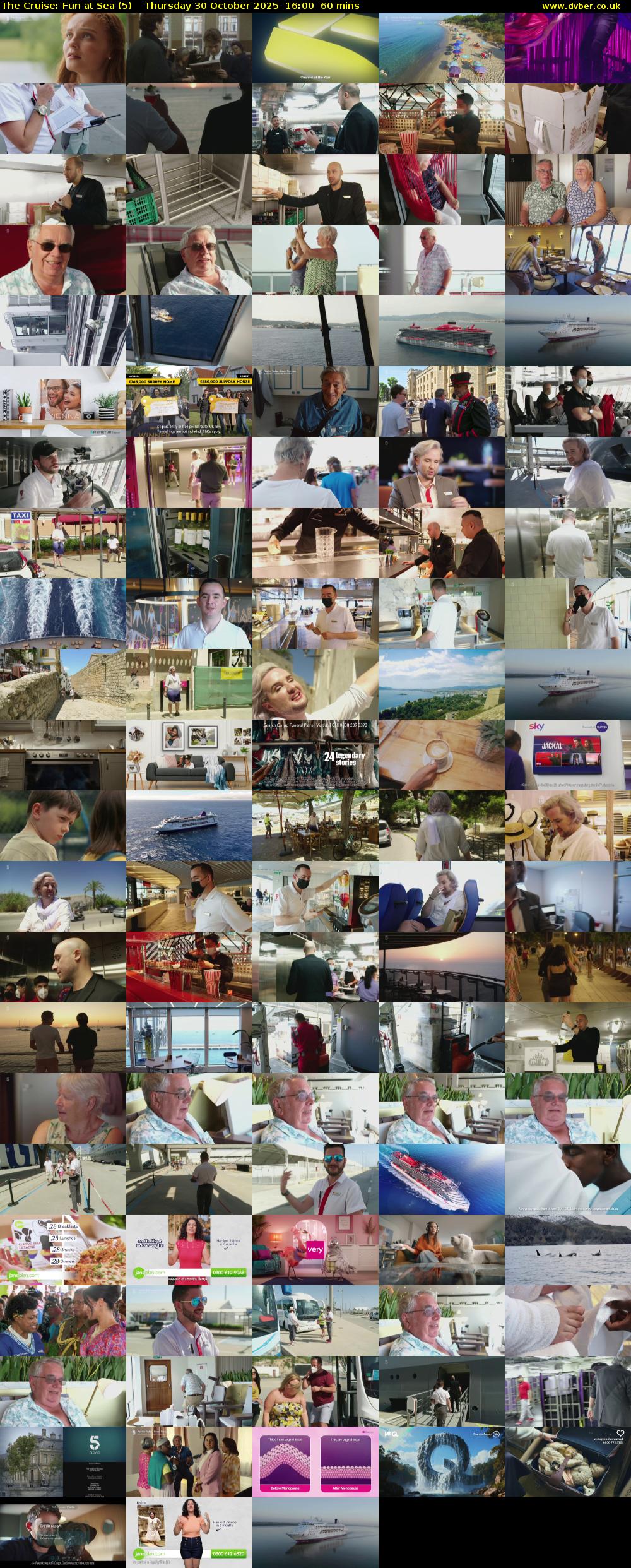 The Cruise: Fun at Sea (5) Thursday 30 October 2025 16:00 - 17:00