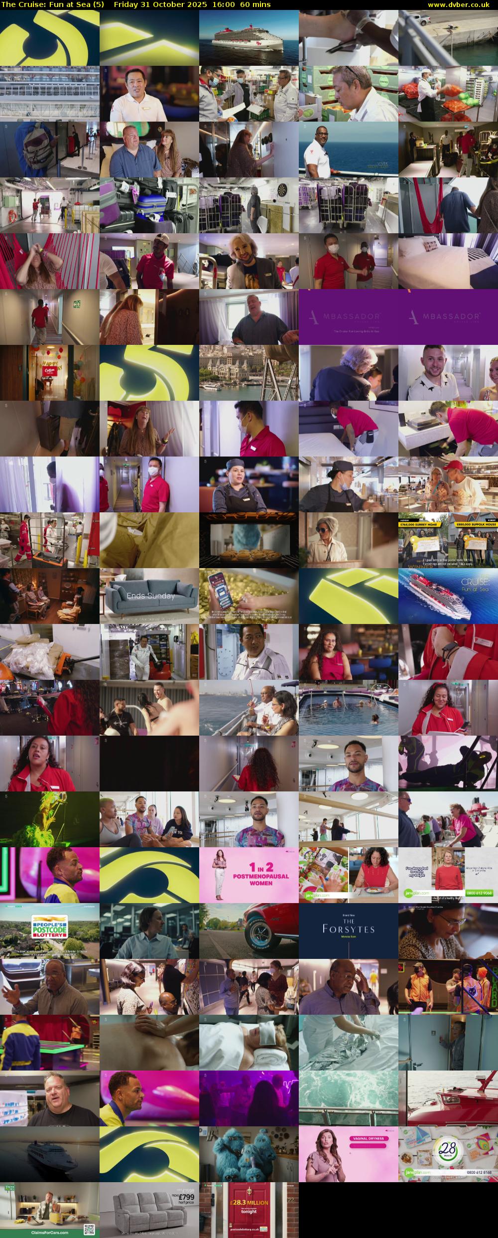 The Cruise: Fun at Sea (5) Friday 31 October 2025 16:00 - 17:00