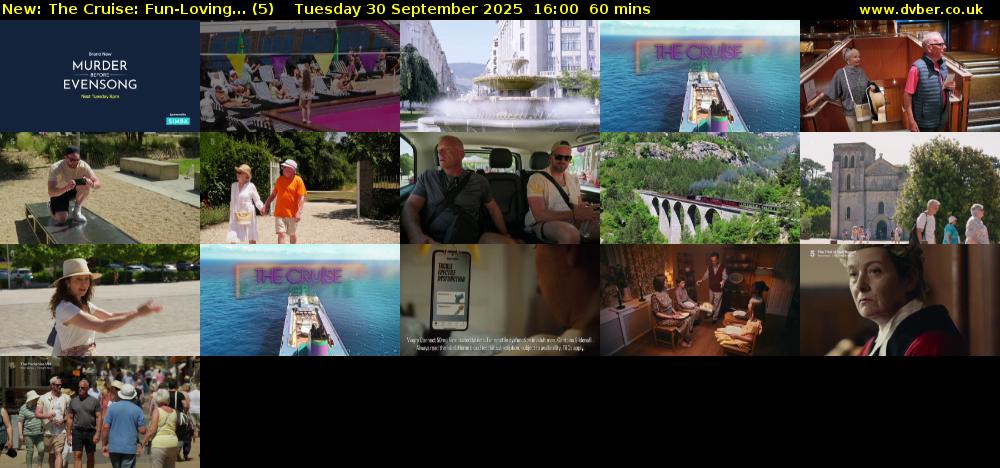 The Cruise: Fun-Loving... (5) Tuesday 30 September 2025 16:00 - 17:00