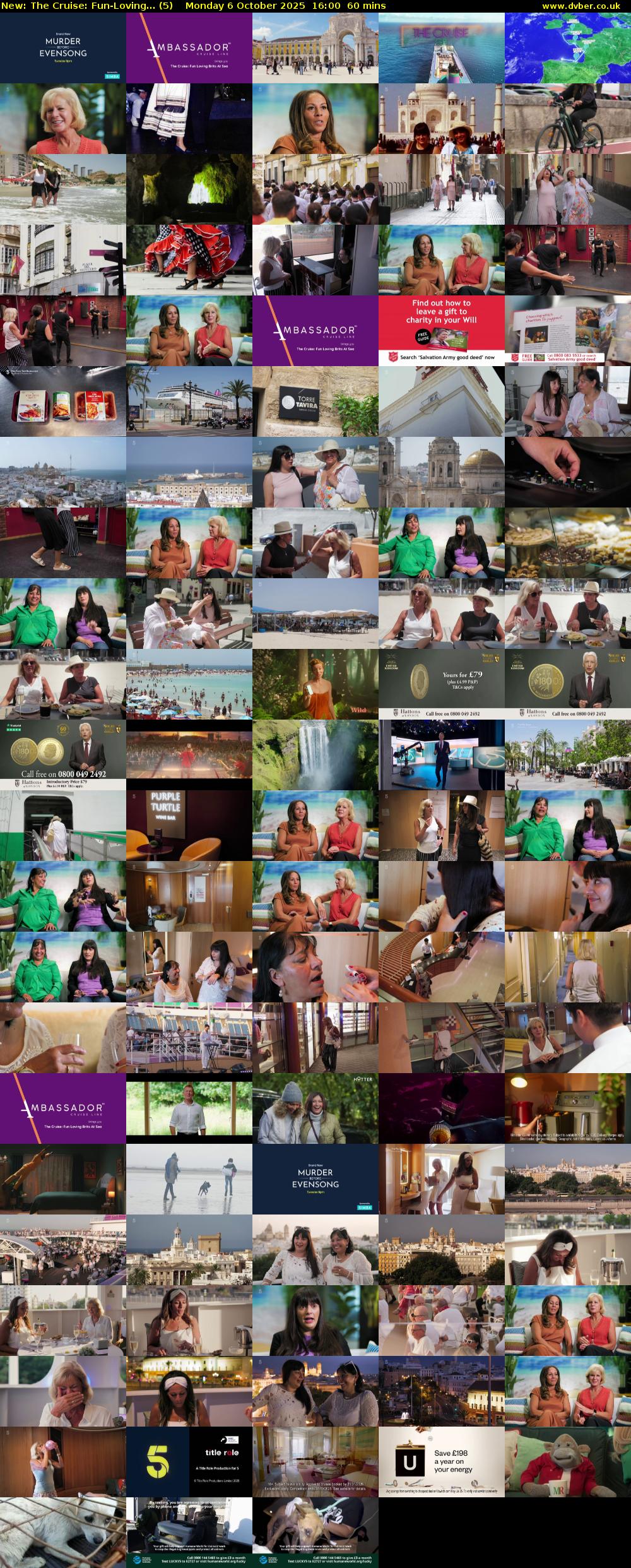 The Cruise: Fun-Loving... (5) Monday 6 October 2025 16:00 - 17:00