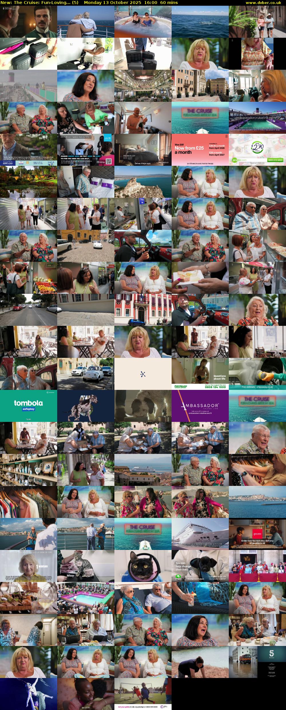 The Cruise: Fun-Loving... (5) Monday 13 October 2025 16:00 - 17:00