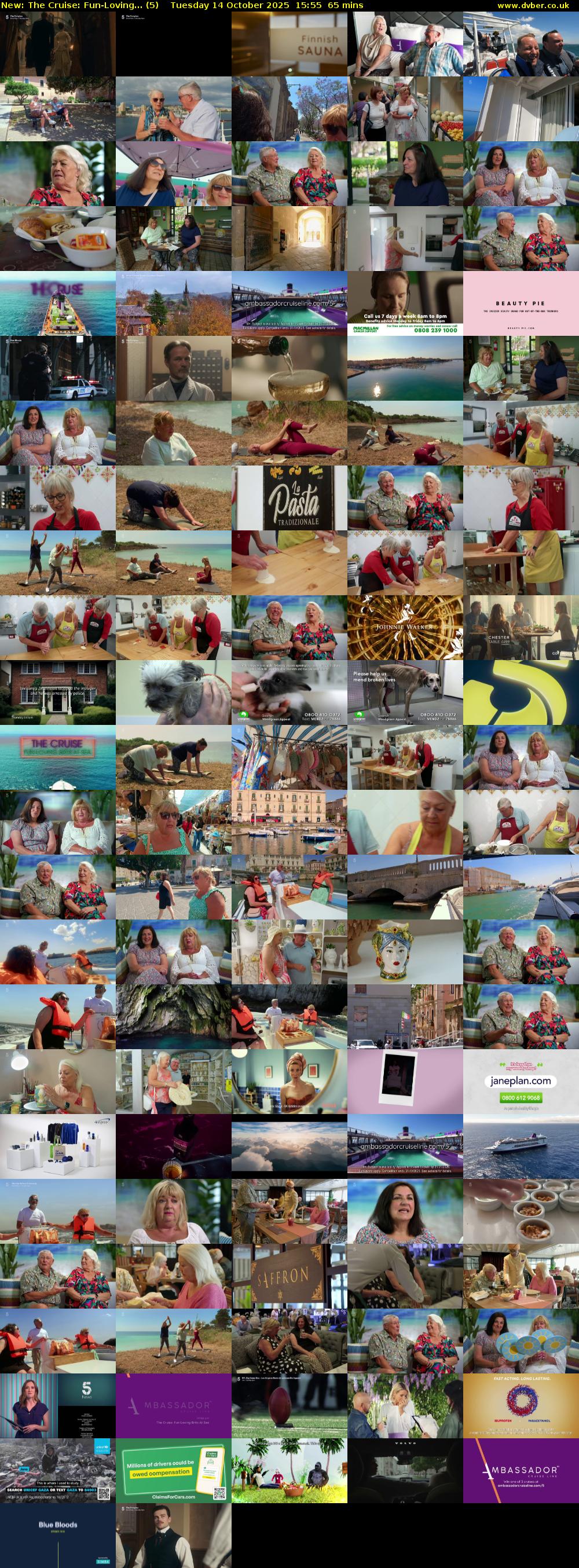 The Cruise: Fun-Loving... (5) Tuesday 14 October 2025 15:55 - 17:00