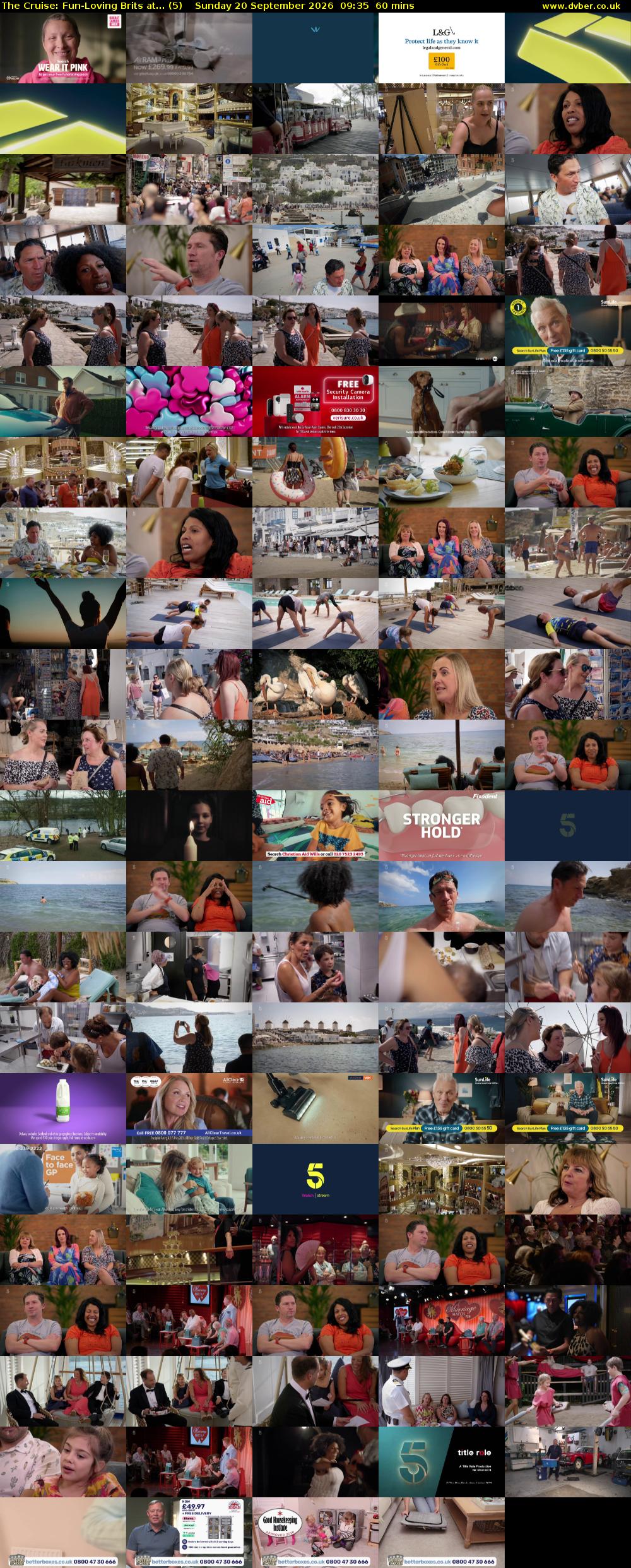 The Cruise: Fun-Loving Brits at... (5) Sunday 20 September 2026 09:35 - 10:35