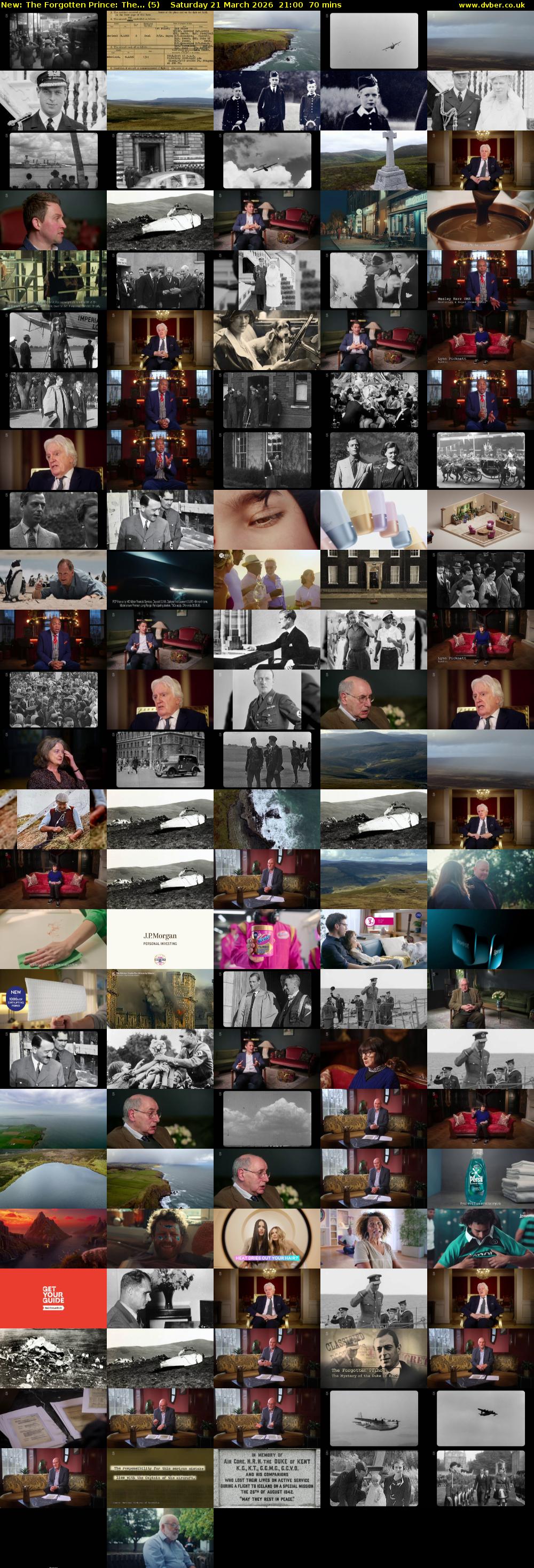 The Forgotten Prince: The... (5) Saturday 21 March 2026 21:00 - 22:10