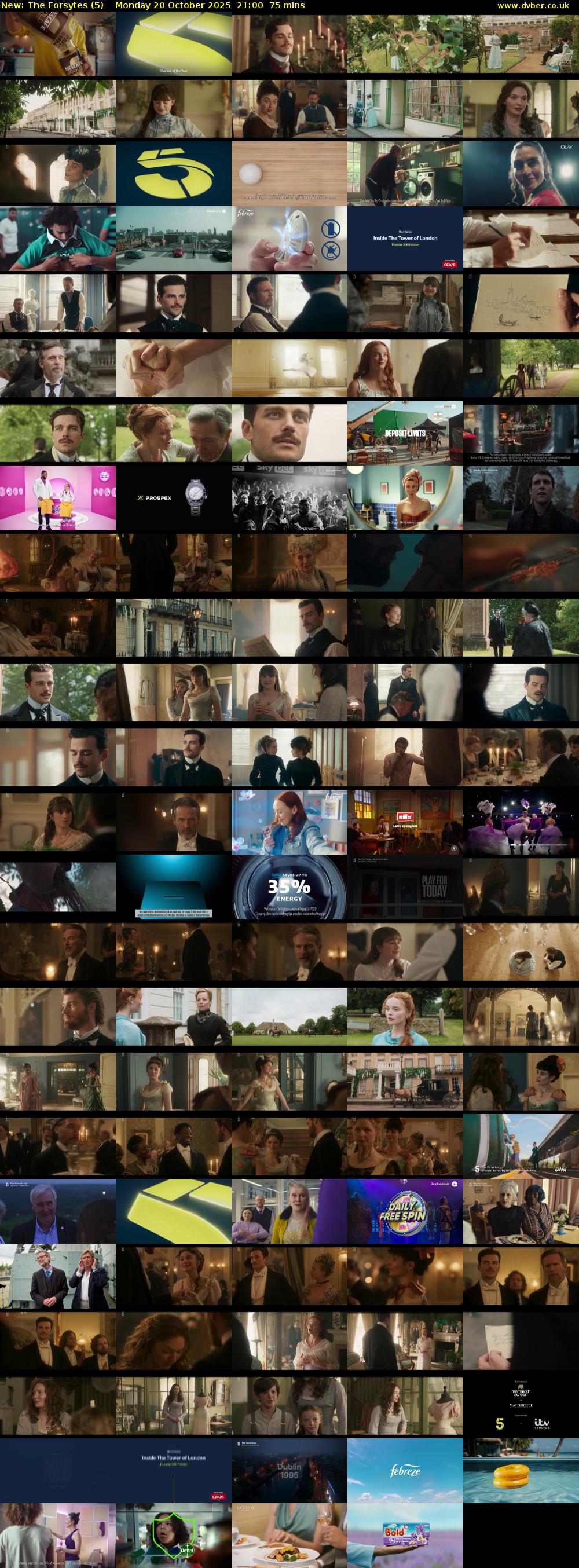 The Forsytes (5) Monday 20 October 2025 21:00 - 22:15