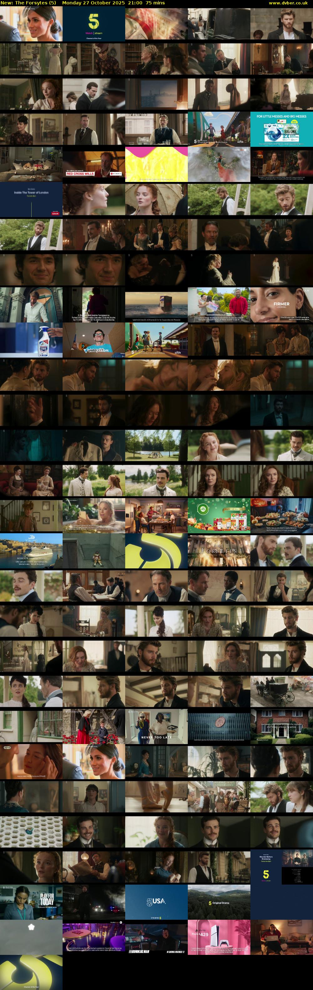 The Forsytes (5) Monday 27 October 2025 21:00 - 22:15