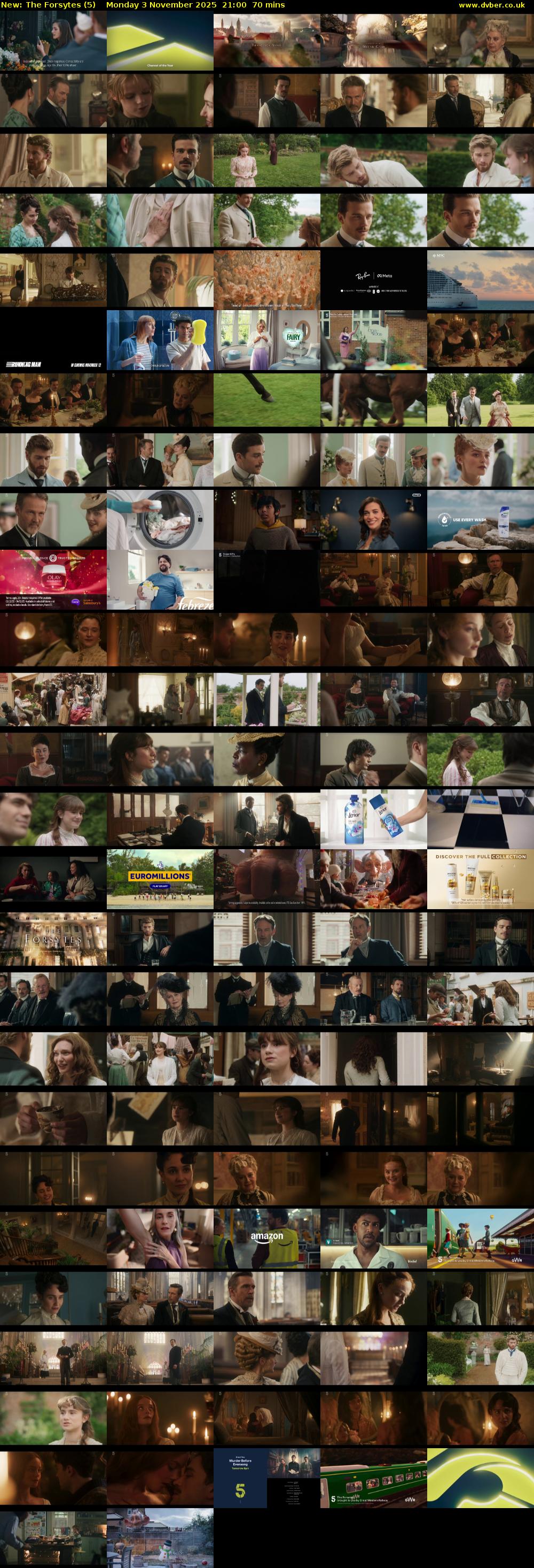 The Forsytes (5) Monday 3 November 2025 21:00 - 22:10