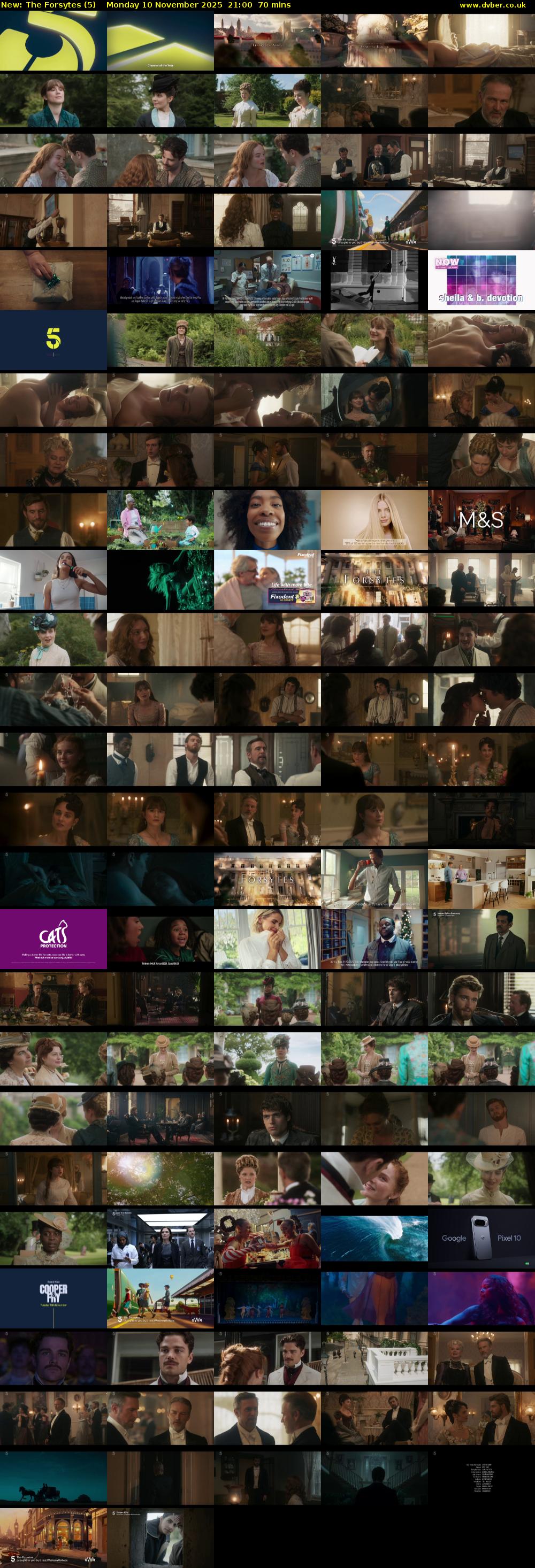 The Forsytes (5) Monday 10 November 2025 21:00 - 22:10