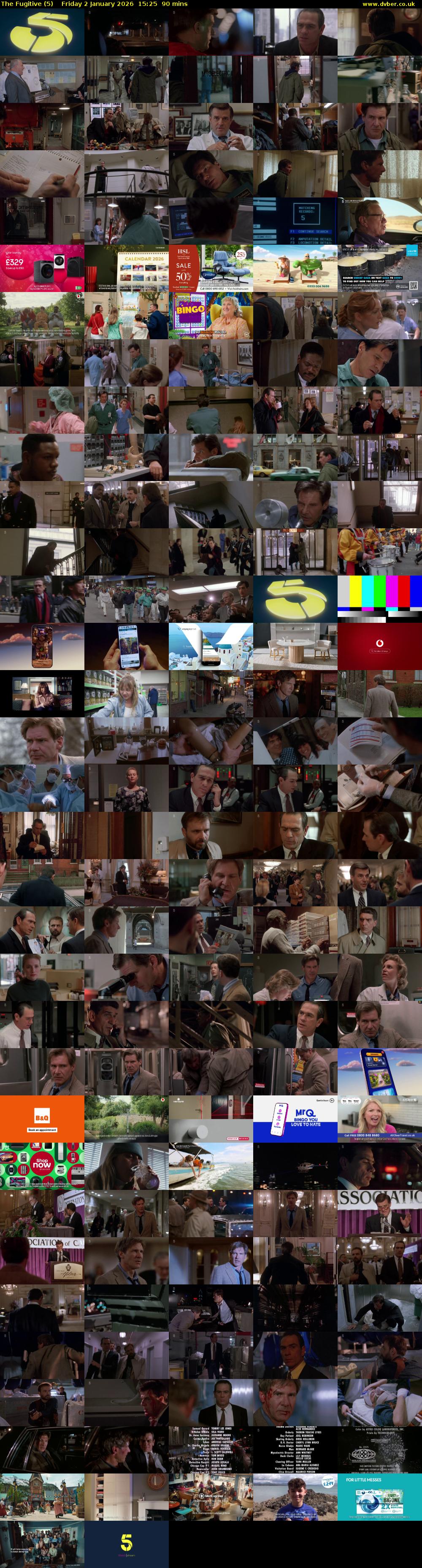 The Fugitive (5) Friday 2 January 2026 15:25 - 16:55