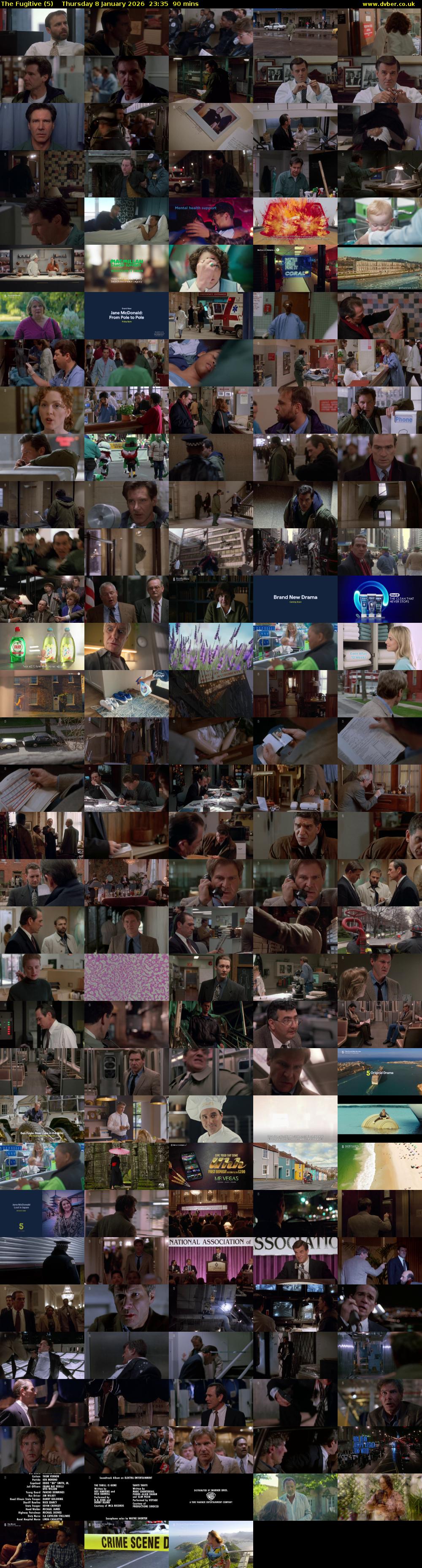 The Fugitive (5) Thursday 8 January 2026 23:35 - 01:05