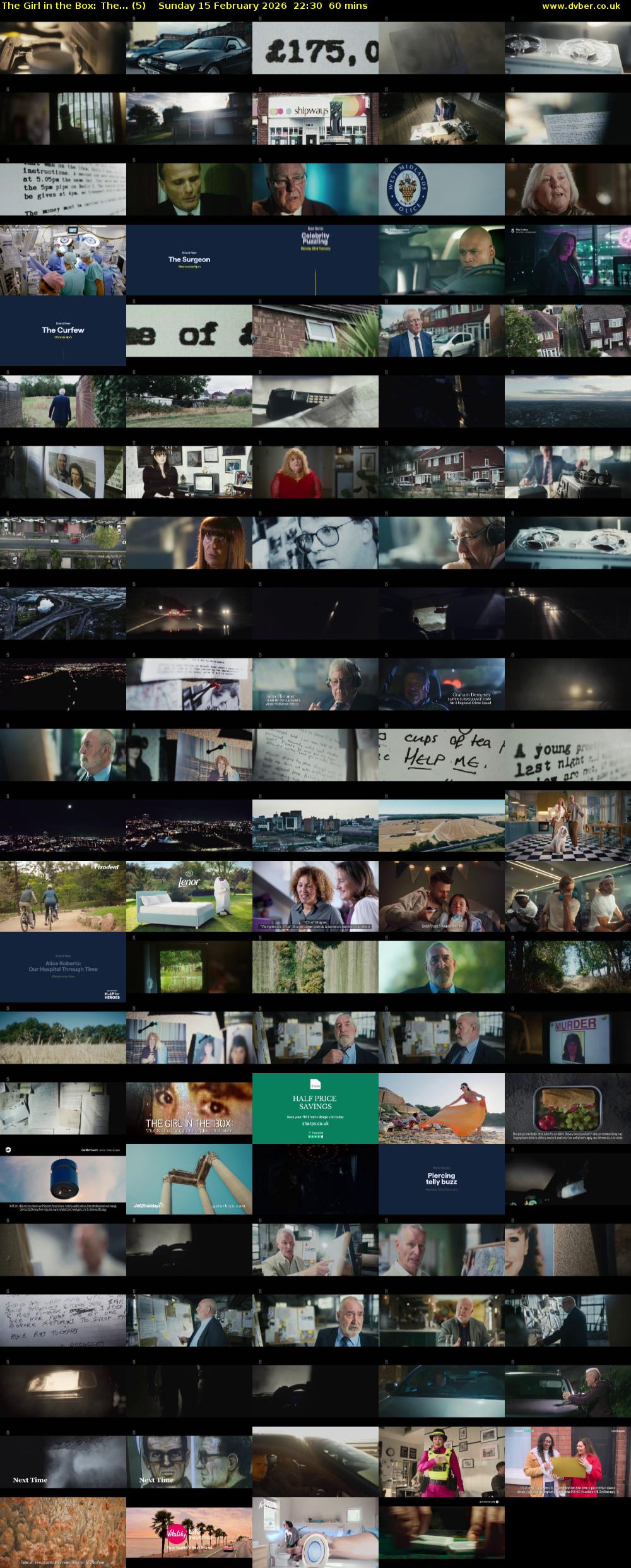 The Girl in the Box: The... (5) Sunday 15 February 2026 22:30 - 23:30