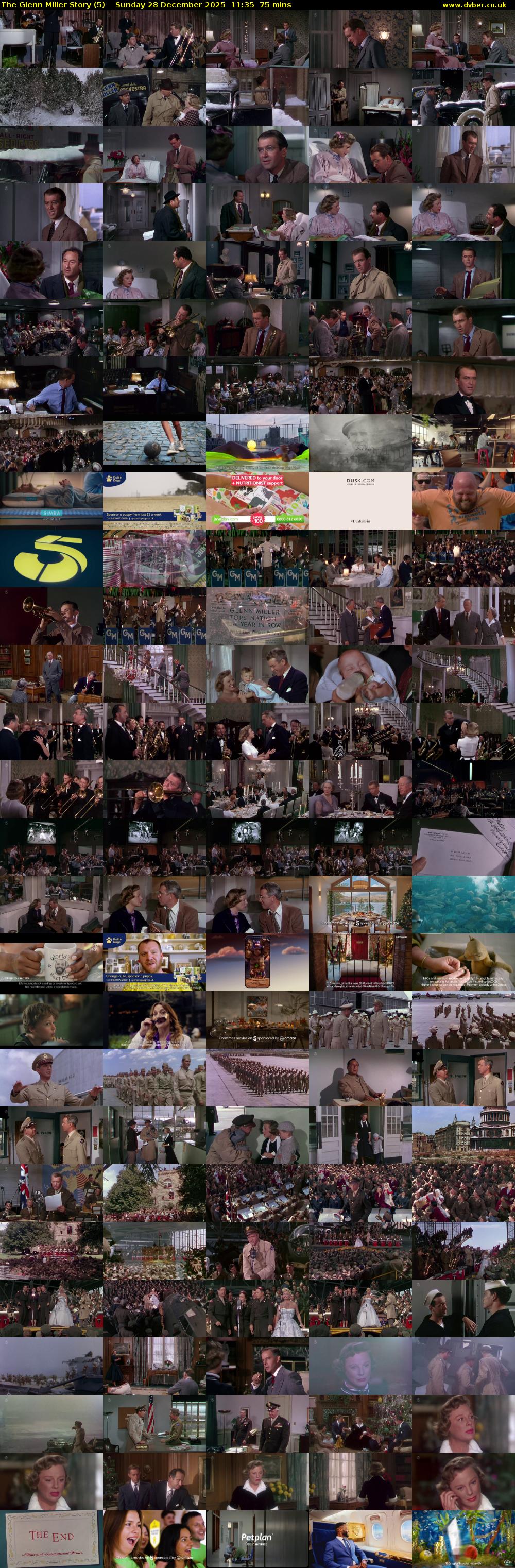 The Glenn Miller Story (5) Sunday 28 December 2025 11:35 - 12:50