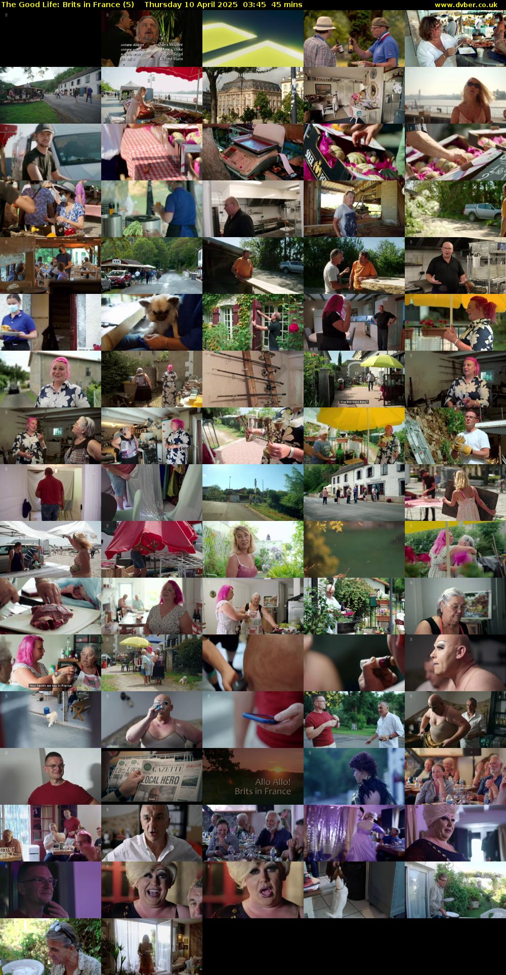 The Good Life: Brits in France (5) Thursday 10 April 2025 03:45 - 04:30
