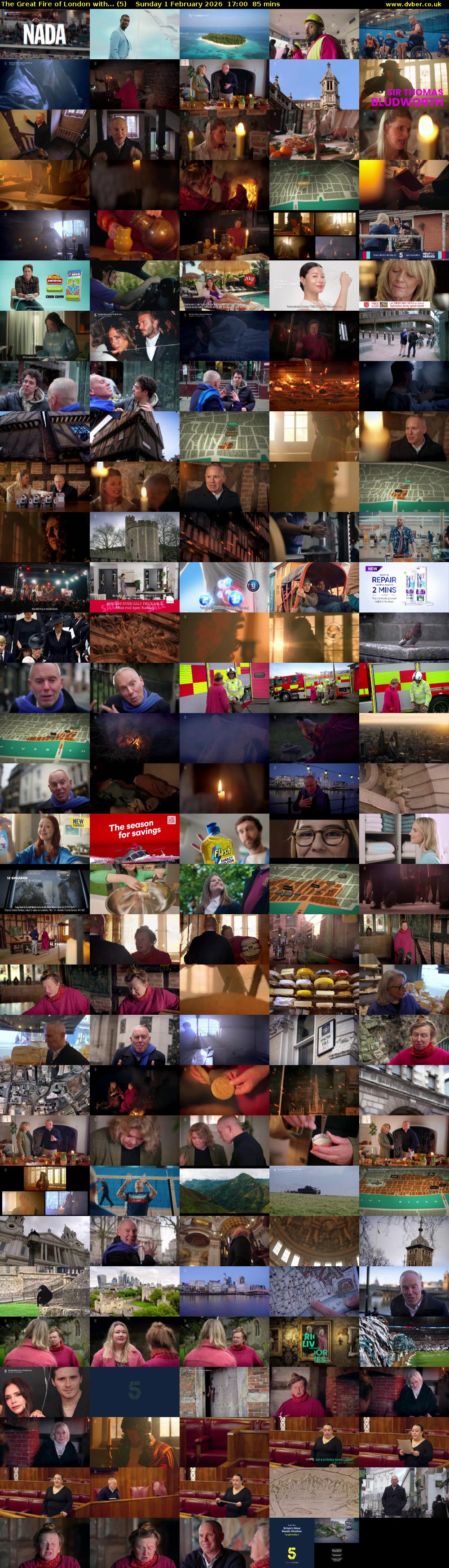 The Great Fire of London with... (5) Sunday 1 February 2026 17:00 - 18:25