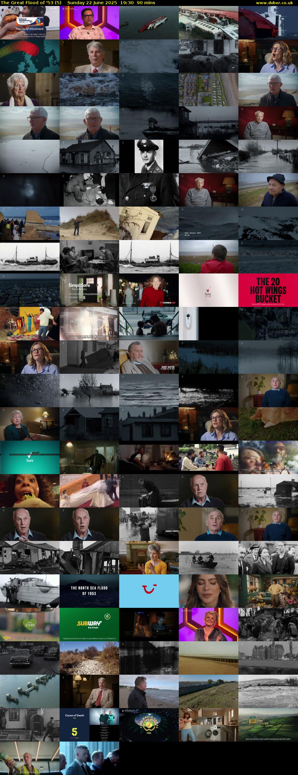 The Great Flood of '53 (5) Sunday 22 June 2025 19:30 - 21:00