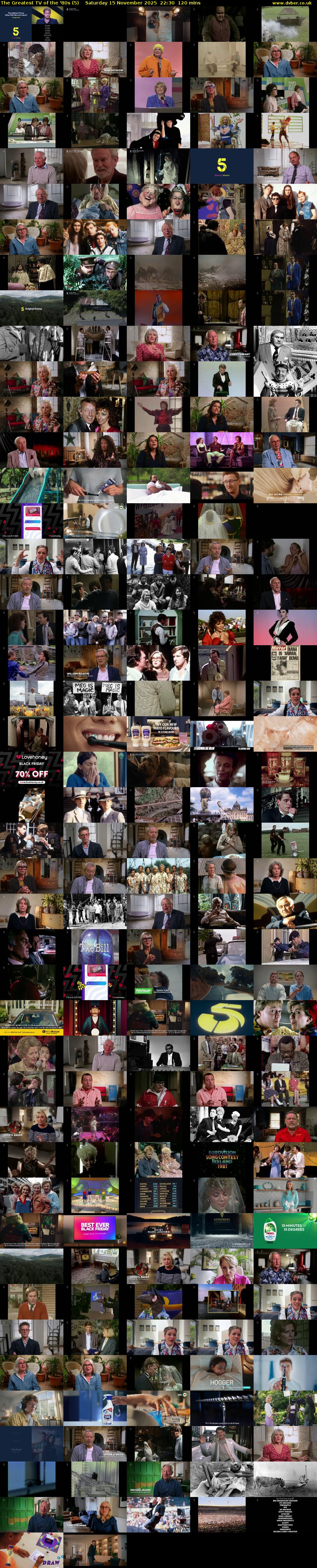 The Greatest TV of the '80s (5) Saturday 15 November 2025 22:30 - 00:30