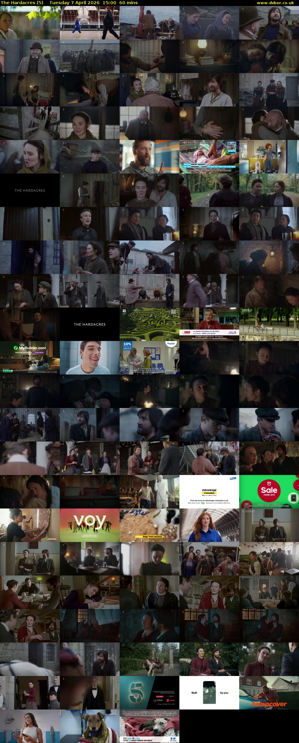 The Hardacres (5) Tuesday 7 April 2026 15:00 - 16:00