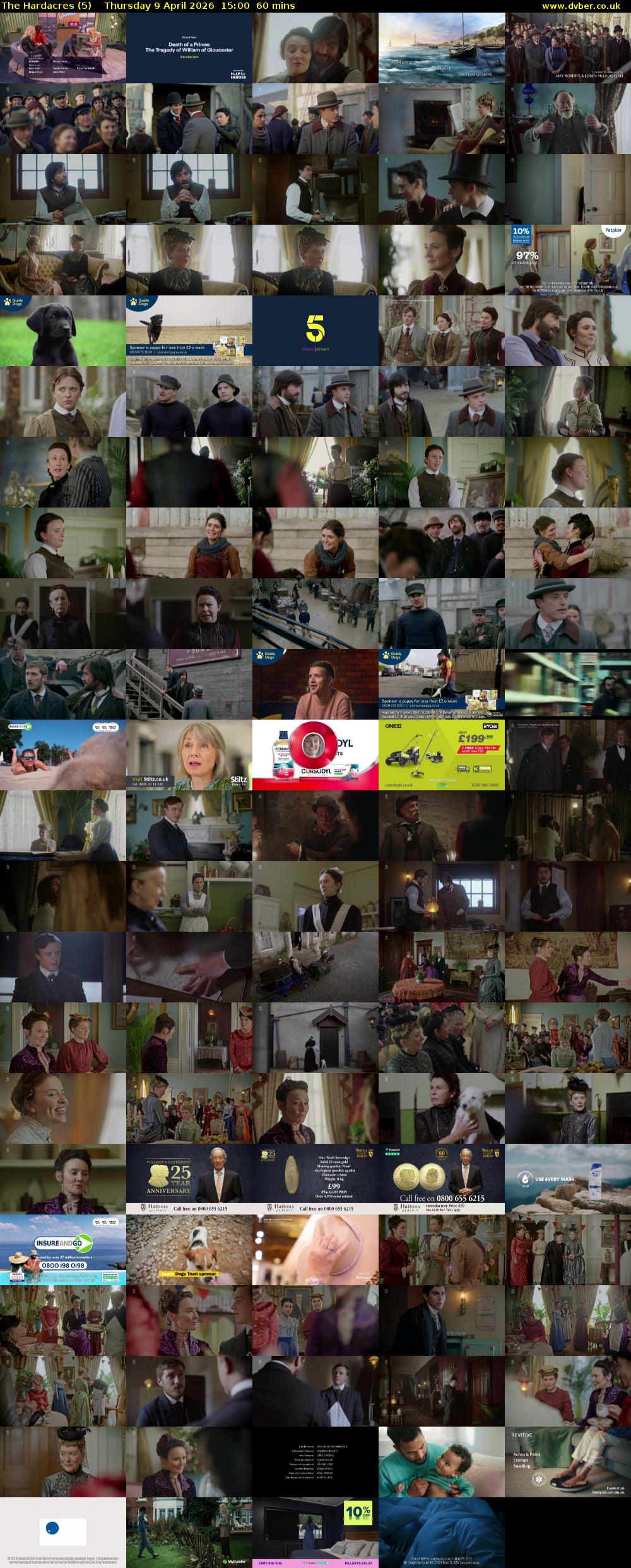 The Hardacres (5) Thursday 9 April 2026 15:00 - 16:00