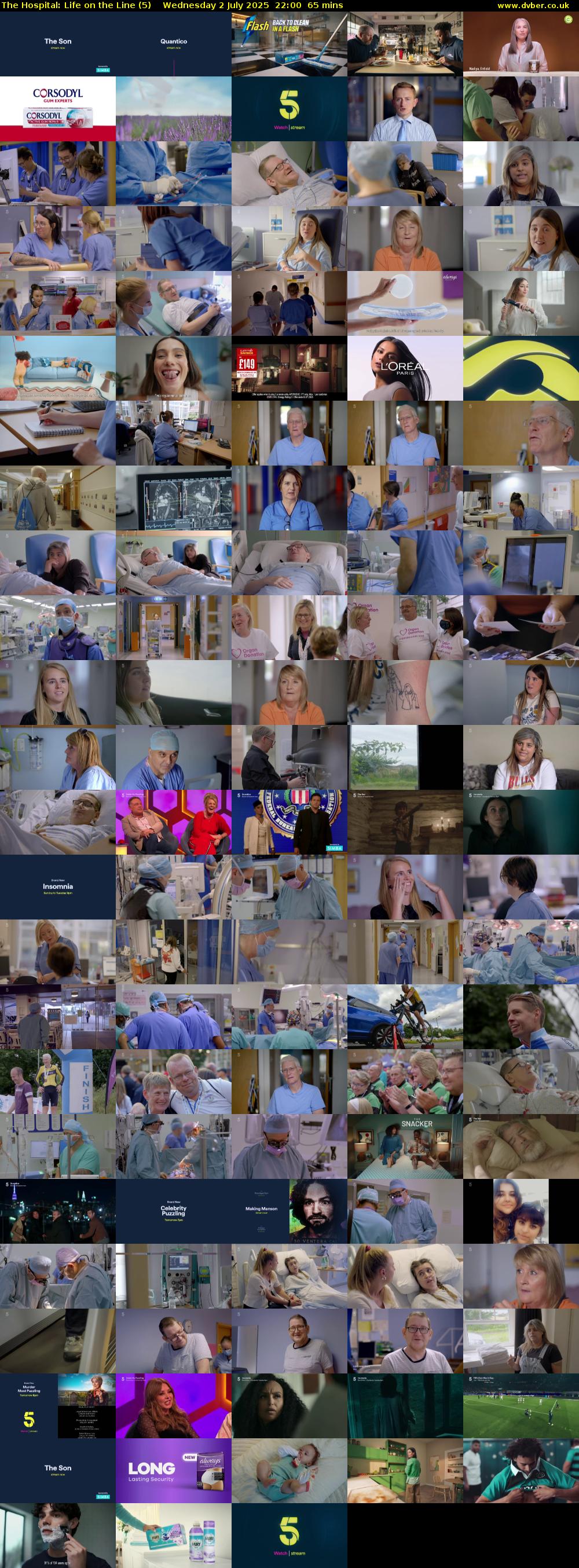 The Hospital: Life on the Line (5) Wednesday 2 July 2025 22:00 - 23:05