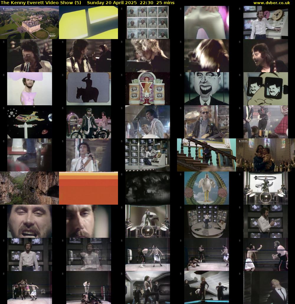 The Kenny Everett Video Show (5) Sunday 20 April 2025 22:30 - 22:55