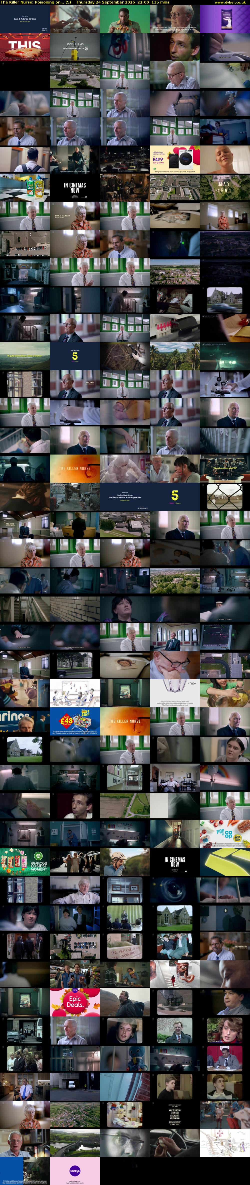 The Killer Nurse: Poisoning on... (5) Thursday 24 September 2026 22:00 - 23:55