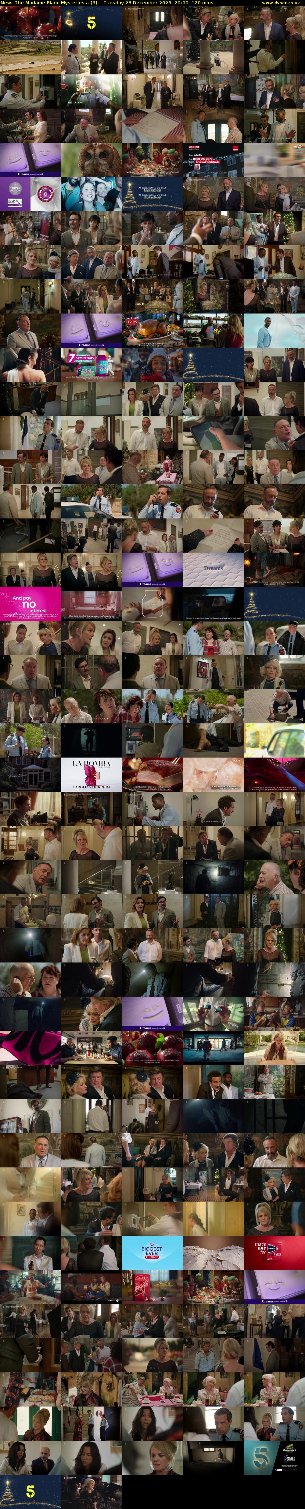 The Madame Blanc Mysteries... (5) Tuesday 23 December 2025 20:00 - 22:00