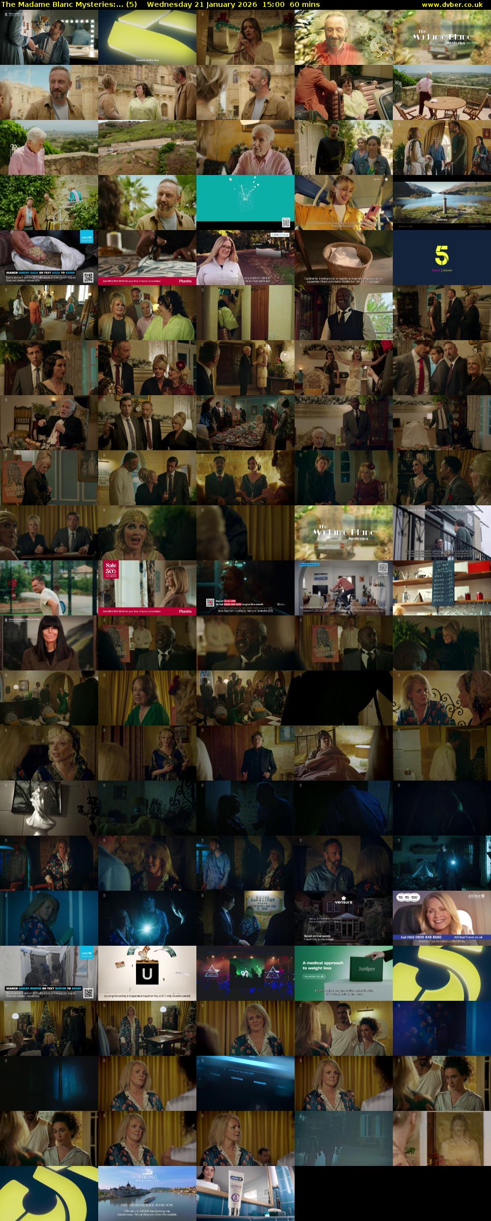 The Madame Blanc Mysteries:... (5) Wednesday 21 January 2026 15:00 - 16:00