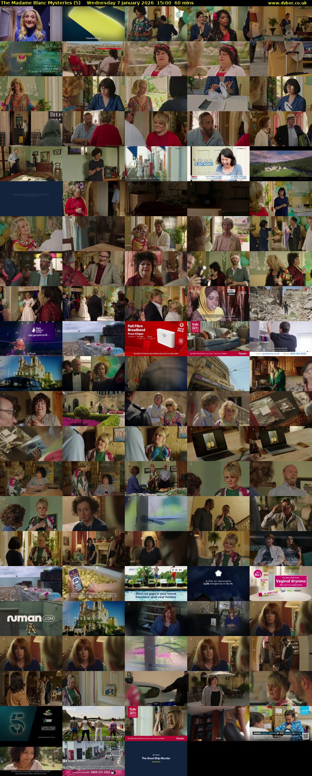 The Madame Blanc Mysteries (5) Wednesday 7 January 2026 15:00 - 16:00