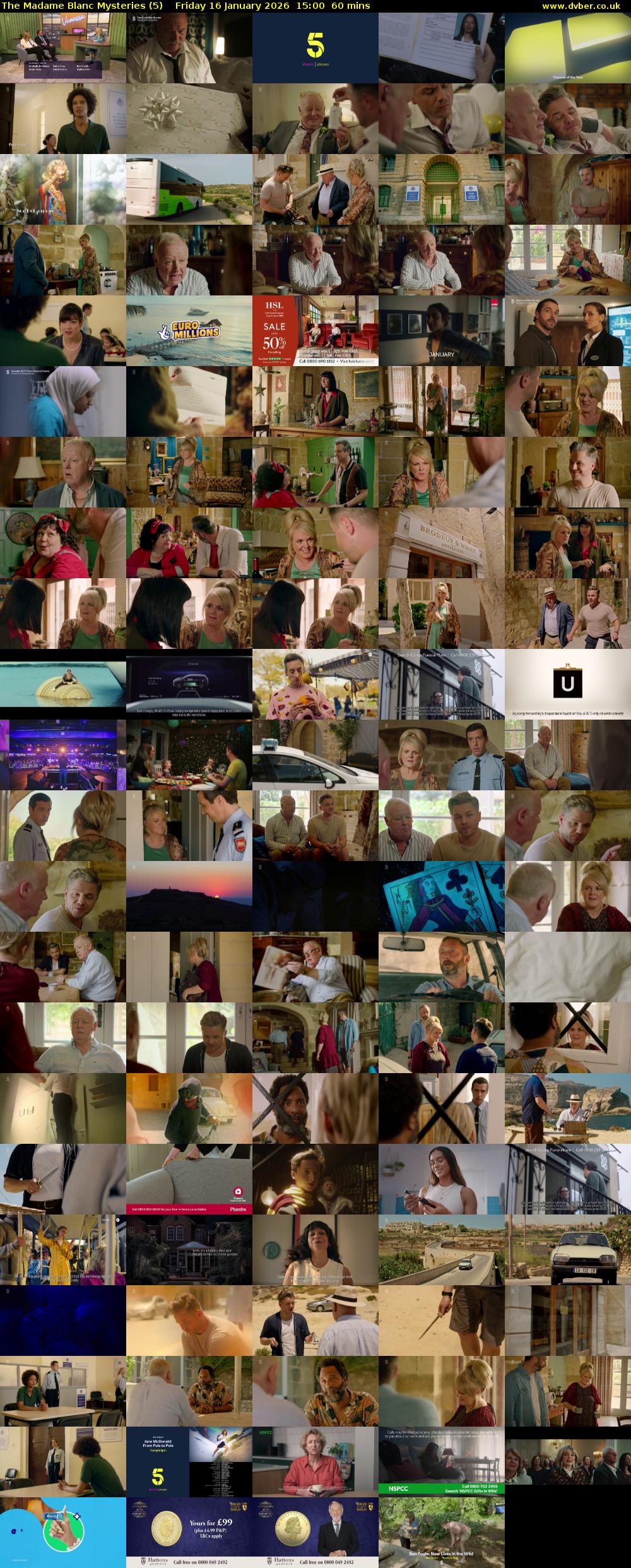 The Madame Blanc Mysteries (5) Friday 16 January 2026 15:00 - 16:00